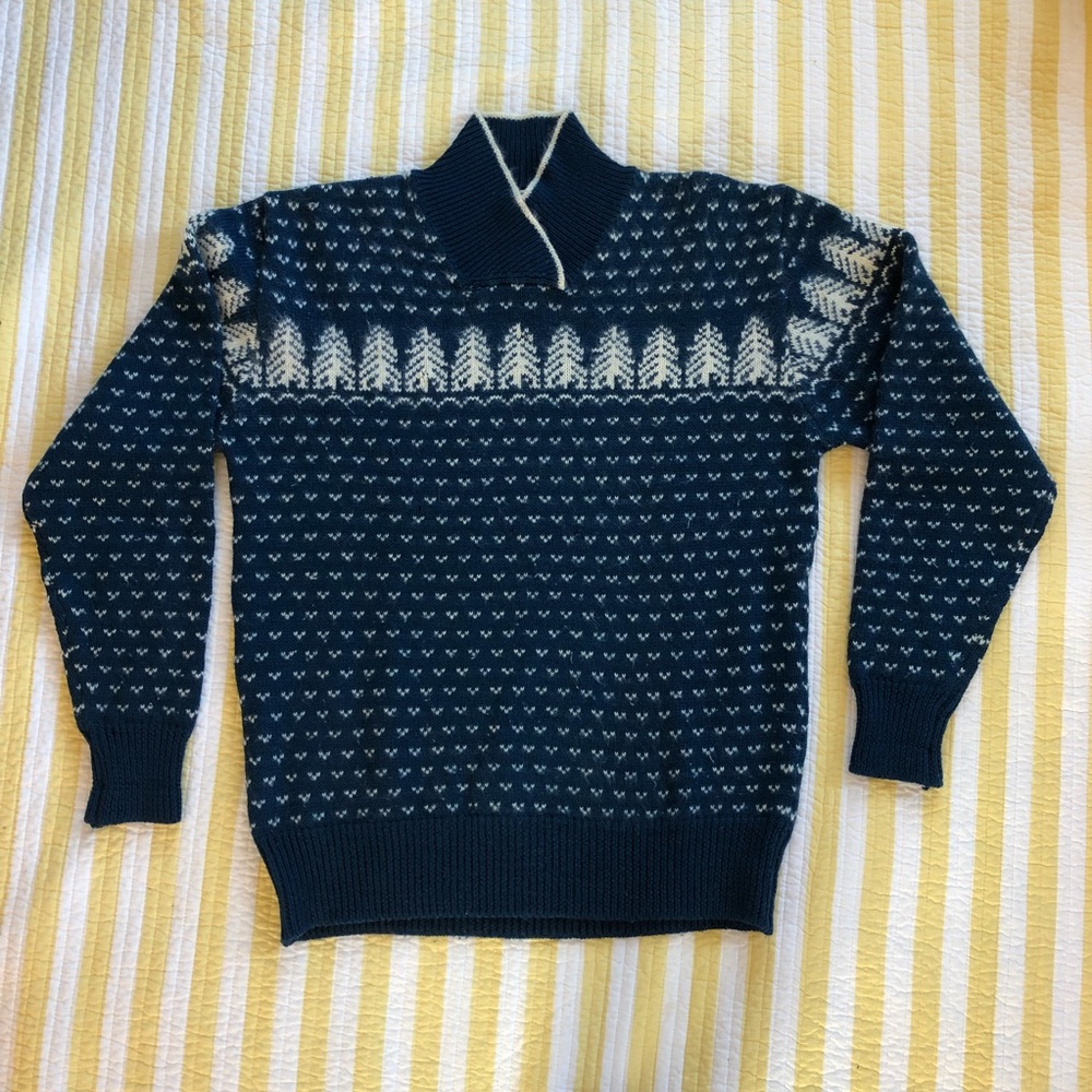 Vintage ski sweater.